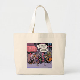 Grappige Vogels Van Elkaar Grote Tote Bag