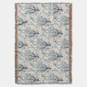 Grappige volkskunst Forest Earth Tones Deken (Voorkant Verticaal)