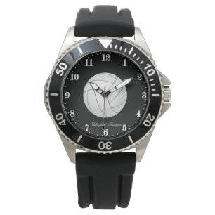 Grappige Volleybal fanaat aanpasbaar Horloge