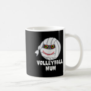 Grappige Volleybal Moeder Mummie Halloween Koffiemok