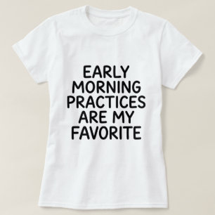 Grappige Volleybal Witte Leugen Vroege Trainingsse T-shirt