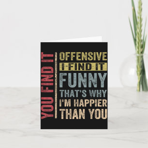 Grappige Volwassen Humor Sarcasme Offensief Gelukk Kaart