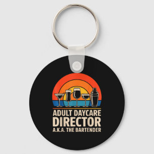 Grappige Volwassenen Dagopvang Directeur AKA De Ba Sleutelhanger