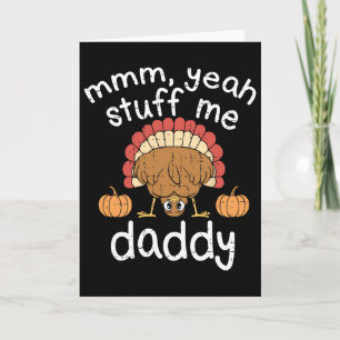 Grappige Volwassenen Humor Kalkoen Stop Me Herfst  Kaart
