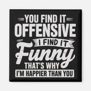 Grappige volwassenen humor sarcastische offensieve magneet