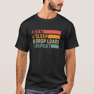 Grappige vrachtwagenchauffeur kunst voor mannen va t-shirt