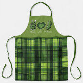 Grappige vrede liefde augurken woord kunst schort (Voorkant)