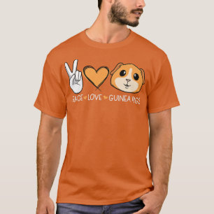 Grappige Vrede Liefde Cavia's Vrouwen Meisjes Kind T-shirt