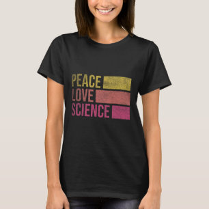Grappige Vrede Liefde Wetenschap Liefhebbers Wisku T-shirt