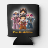 Grappige vrede. Liefs. Bellbottom. Hamster Supergr Blikjeskoeler (Achterkant)