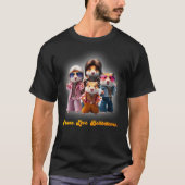 Grappige vrede. Liefs. Bellbottom. Hamster Supergr T-shirt (Voorkant)
