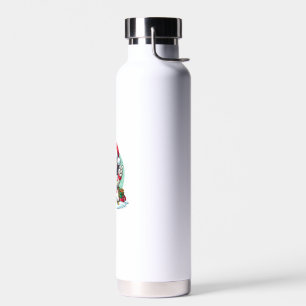 Grappige Vredeshand Shih Tzu Kerstverlichting Dame Waterfles