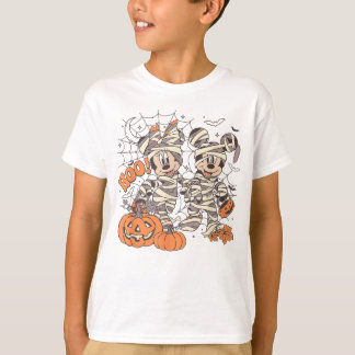 Grappige Vrienden Muis Halloween Boe Mummie Minnie T-shirt