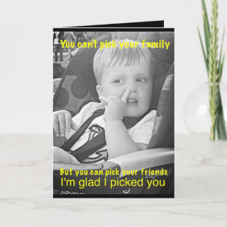 Grappige vriendschap kaart