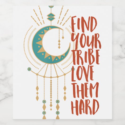 Grappige vriendschap Vind je stam liefde hen hard Wijn Etiket (Enkel label)