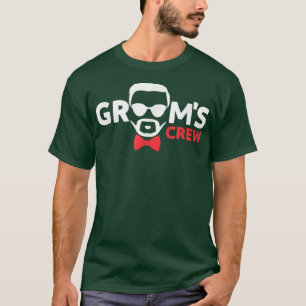 Grappige vrijgezellenfeest bruidegom crew hengst b t-shirt