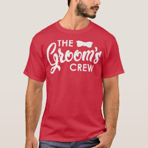 Grappige vrijgezellenfeest Bruidegom Crew Stag Tro T-shirt