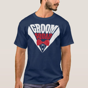 Grappige vrijgezellenfeest bruidegom squad hengst t-shirt