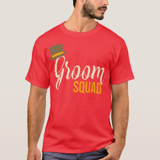 Grappige vrijgezellenfeest bruidegom squad hengst  t-shirt