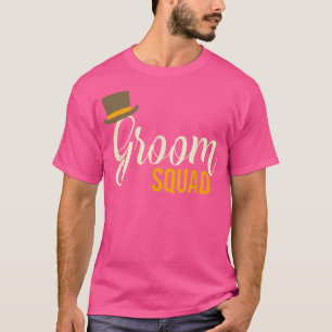 Grappige vrijgezellenfeest bruidegom team hengst b t-shirt