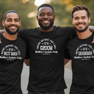 Grappige vrijgezellenfeest drankjes voor ik trouw  t-shirt