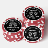 Grappige vrijgezellenfeest drankjes voor mijn trou poker chips (Opstapeling)