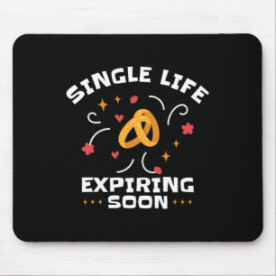 Grappige vrijgezellenfeest single leven Jga Muismat