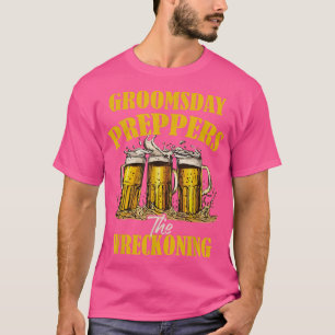 Grappige vrijgezellenfeest voor de bruidegom t-shirt