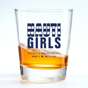 Grappige vrijgezellenfeest voor Nauti Girls Shot Glas