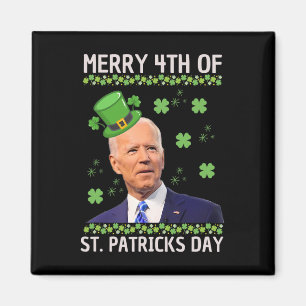 Grappige vrolijke 4e St. Patrick-dag verwarde Joe  Magneet