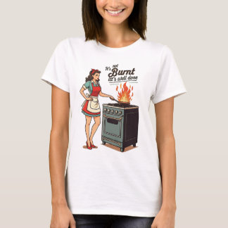 Grappige vrouw Koken Joke Lady Art T-shirt