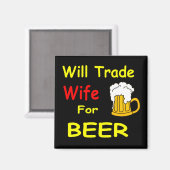 grappige vrouw magneet (Voorkant / Achterkant)