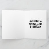 GRAPPIGE VROUW VRIEND VERJAARDAG VRIEND KAART (Binnen)