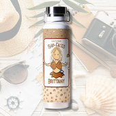 Grappige Vrouwelijke Cartoon Bikini Glitters Feest Waterfles