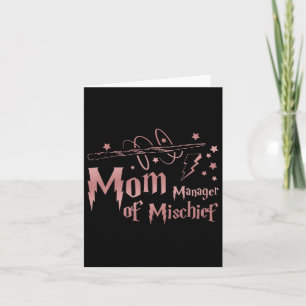 Grappige Vrouwen Magische Moeder Manager Van Ondeu Kaart