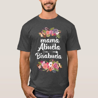 Grappige Vrouwen Mama Abuela Bisabuela Spaanse Moe T-shirt