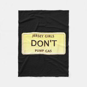 Grappige vrouwen uit New Jersey Jersey-meisjes tan Fleece Deken