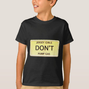 Grappige vrouwen uit New Jersey Jersey-meisjes tan T-shirt