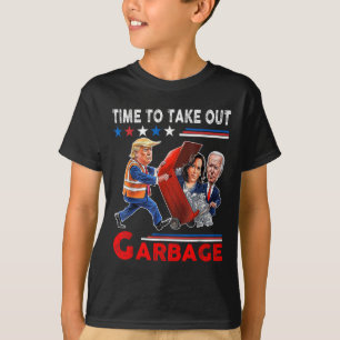 Grappige vuilnis voor Trump 2024 - Tijd om Th T-shirt
