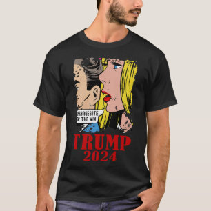 Grappige vuilnisbak Trump Garbagegate voor de over T-shirt