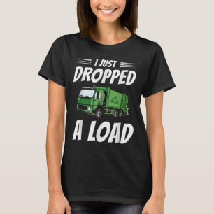 Grappige vuilniswagen chauffeur kostuum sarcastisc t-shirt