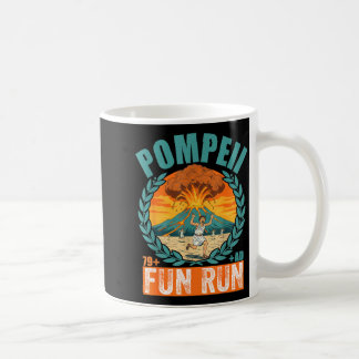 Grappige vulkaan Pompeii Fun Run Geografie Vulkano Koffiemok
