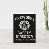 Grappige Vuurwerk Veiligheidsdirecteur Boom Squad