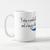 Grappige Wal Koffiemok (Links)