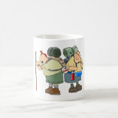 Grappige wandelaars Outdoor Adventure Camping Humo Koffiemok (Center)