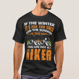 Grappige Wandelen Camping Outdoor Wandeltocht Avon T-shirt