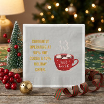 Grappige Warme Cacao & Kerstvreugde Festieve Kerst