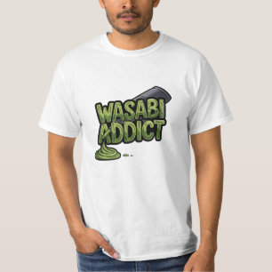 Grappige Wasabi-graphics voor voedselliefhebbers T-shirt