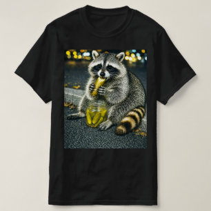 Grappige Wasbeer Die Pruimen Meme  T-shirt