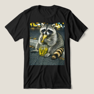 Grappige Wasbeer Die Pruimen Meme Tri-Blend Shirt